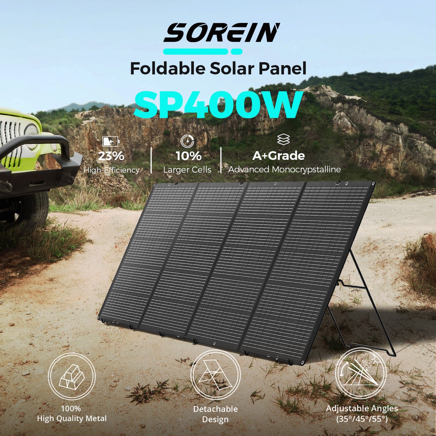 Sorein 400W Portable Solar Panels