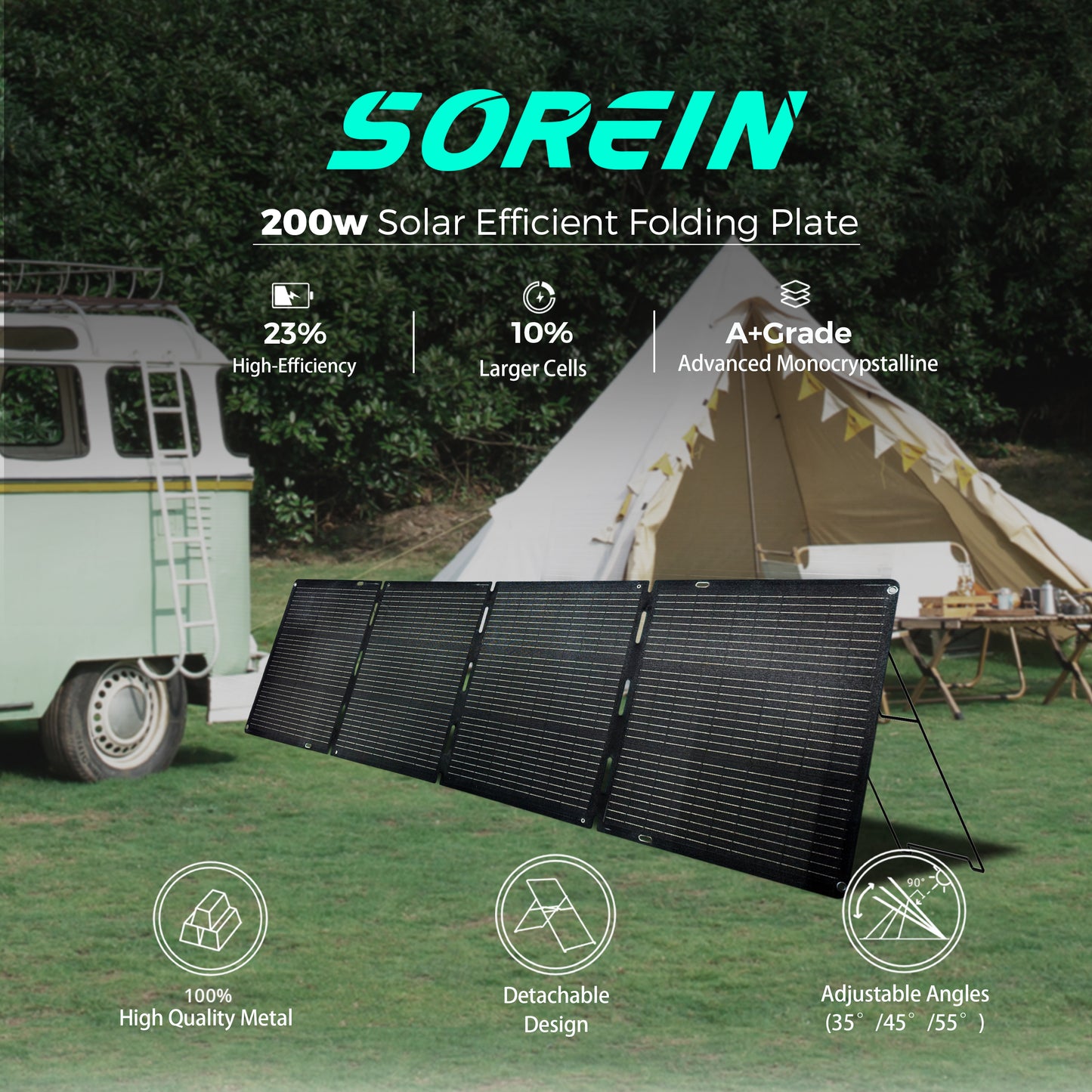 Sorein 200W Portable Solar Panels