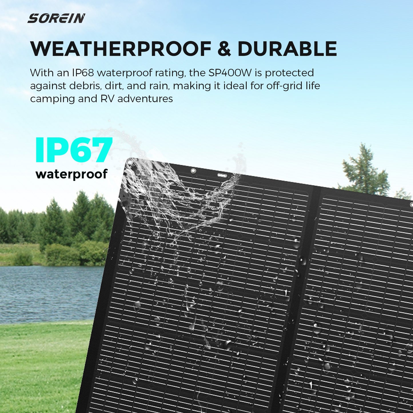 Sorein 400W Portable Solar Panels