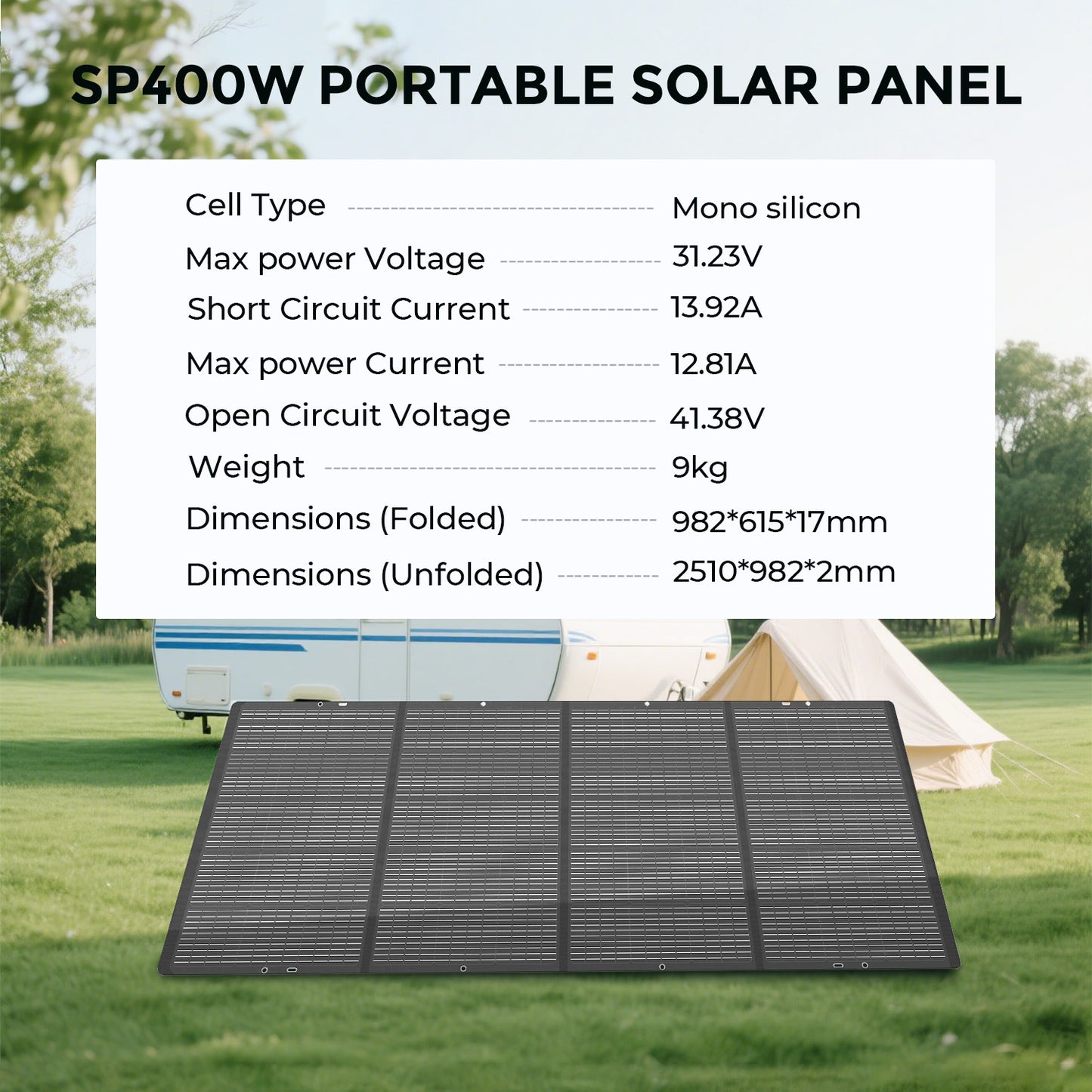 Sorein 400W Portable Solar Panels