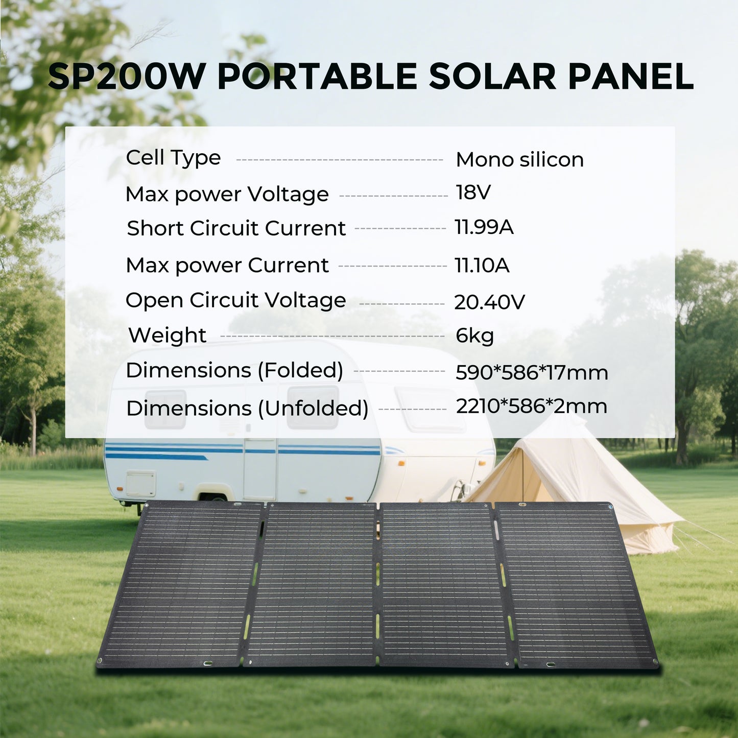 Sorein 200W Portable Solar Panels