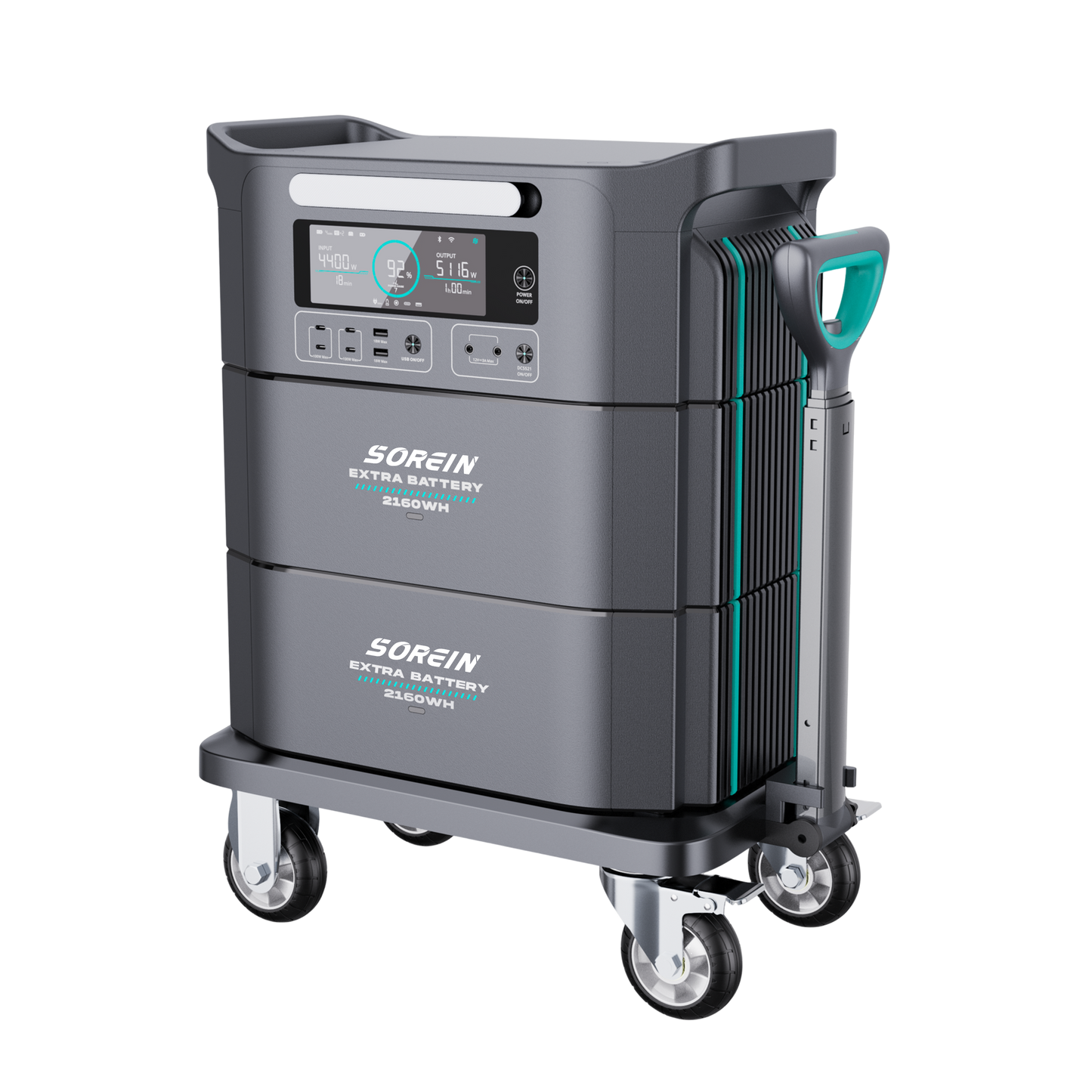 Sorein A5 5357Wh Stackable Solar Generator Power Station