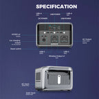 Sorein P600 600W 481Wh Lifepo4 Power Station