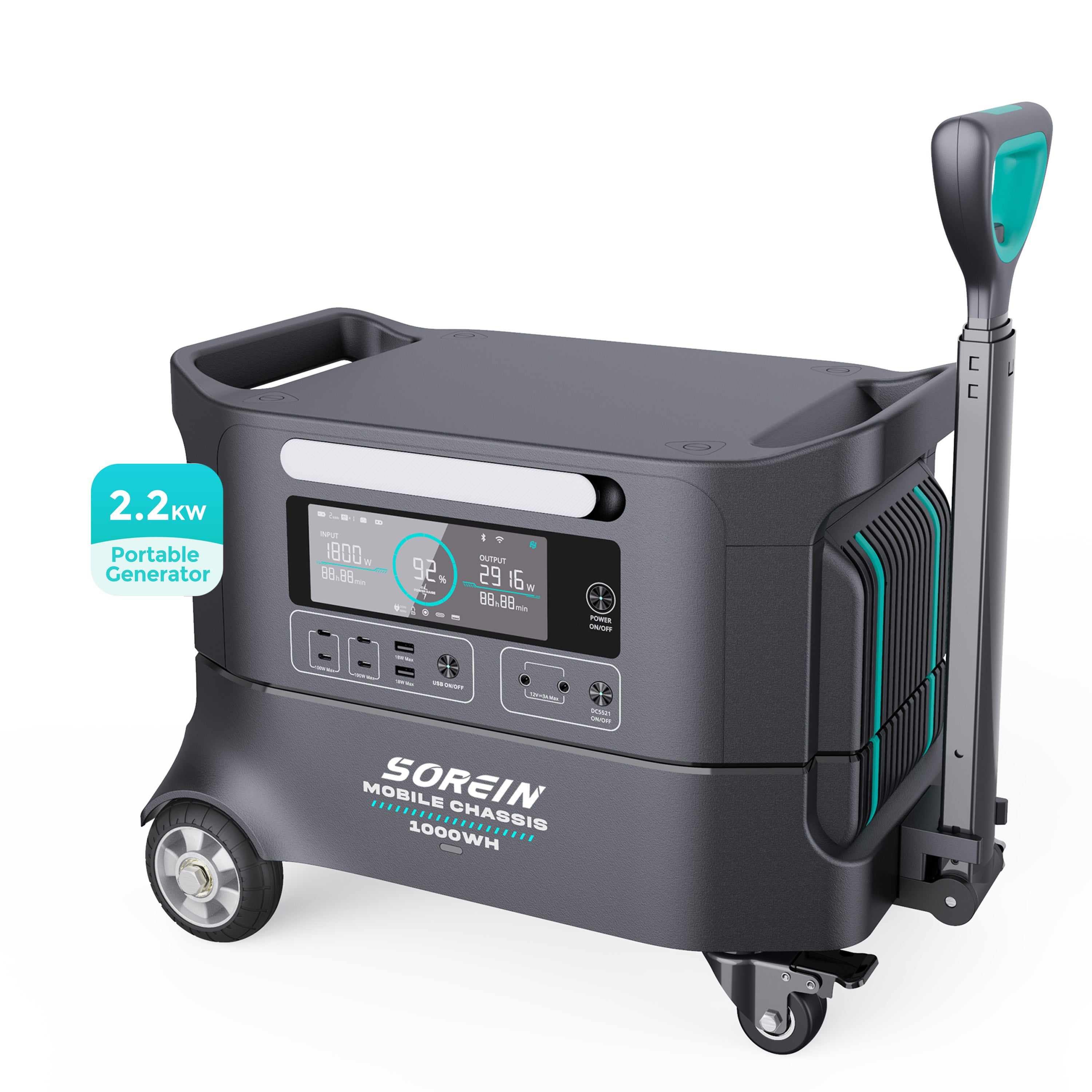 Sorein A2 2074Wh 2200W LFP Battery Power Bank Portable Power Station