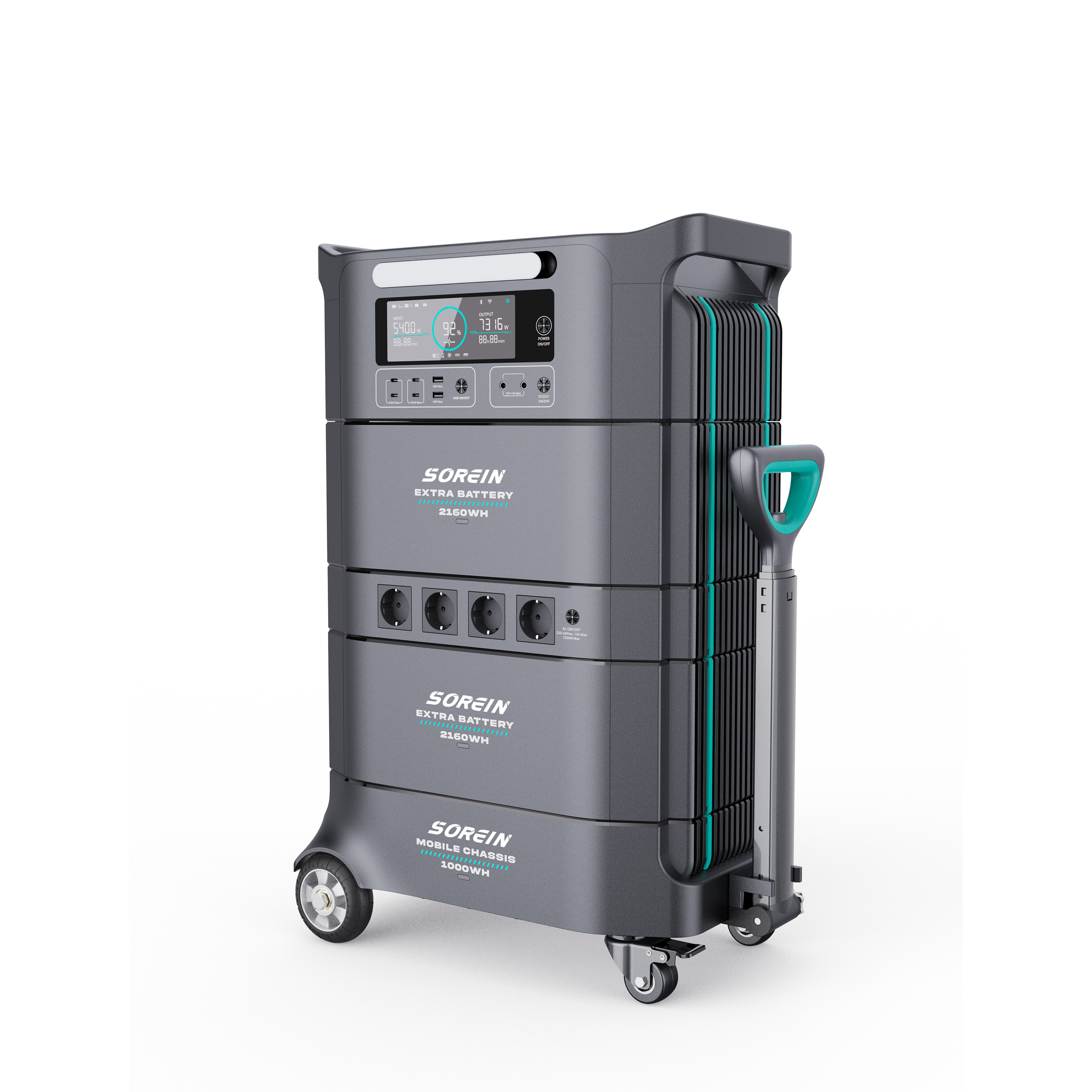 Sorein A6 6394Wh  LFP Stack battery Home Energy Storage
