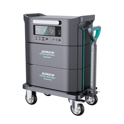 Sorein A5 5357Wh Stackable Solar Generator Power Station